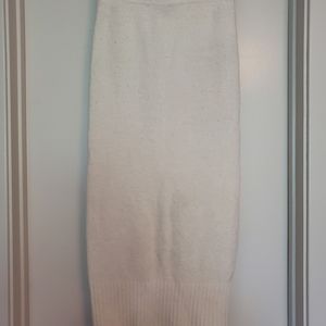 Micha lounge cream midi skirt in size xxs